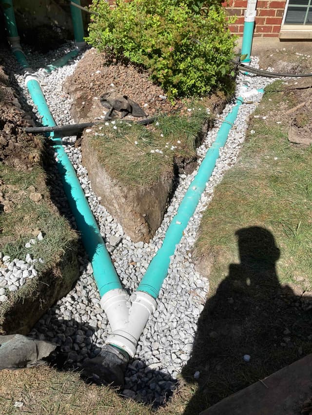 drainage line replacement in palos park