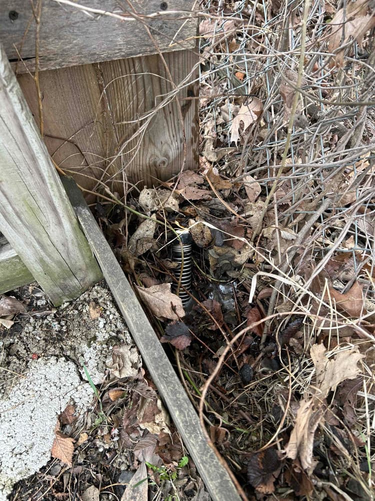 sump pump discharge in steger