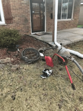 sewer rodding in crete