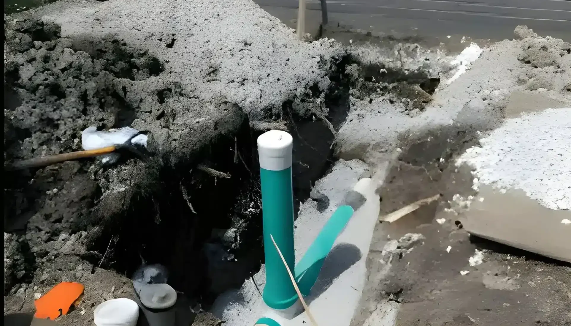 Sewer Line Repair & hydro-jetting with Excavation and PVC Installation