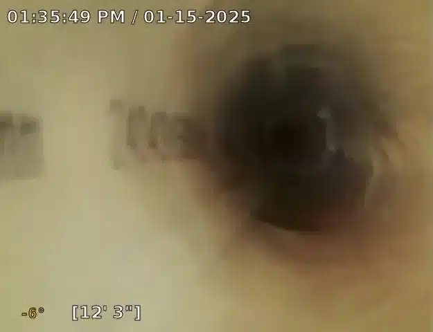 sewer scope after lining