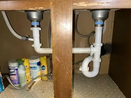 new piping and kitchen sink basket strainers in oak forest