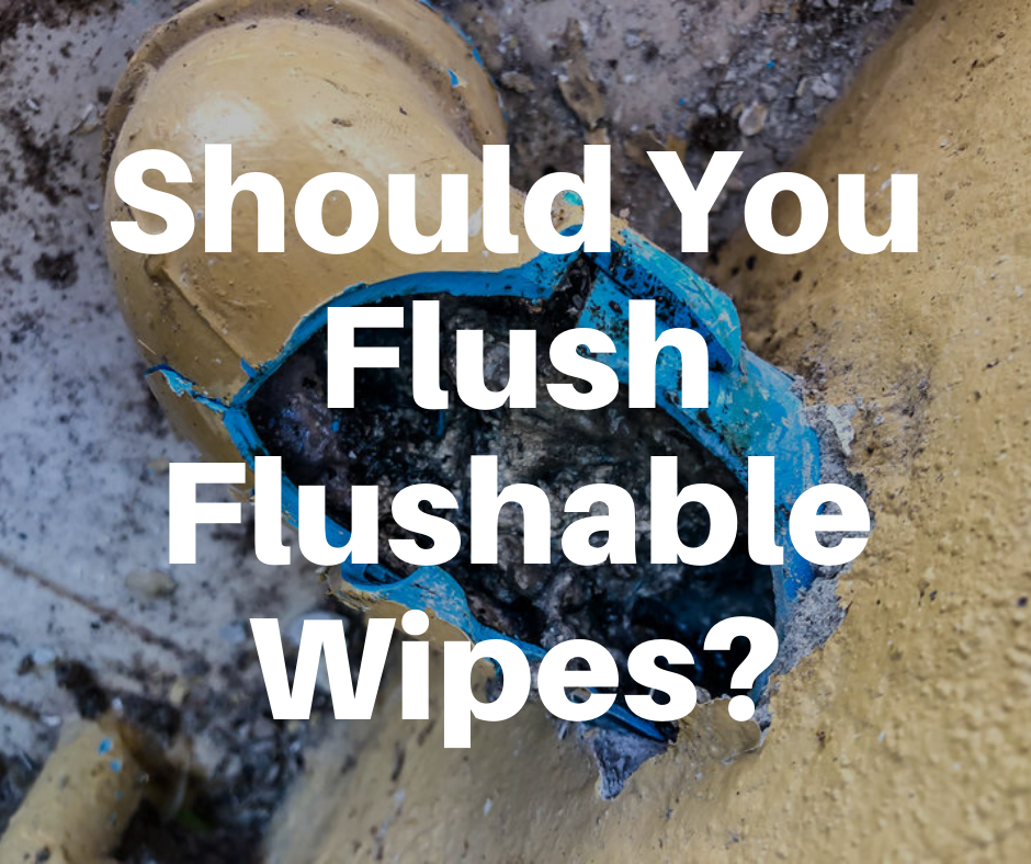 flushable wipes causing sewer clog