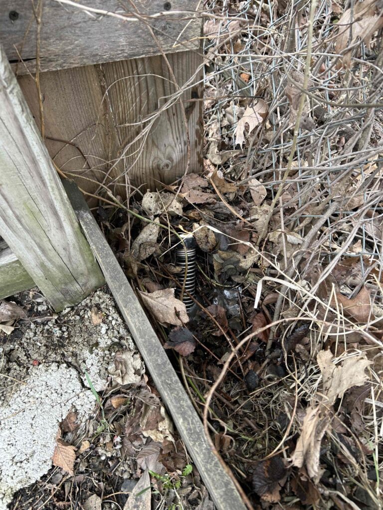 sump pump discharge in steger